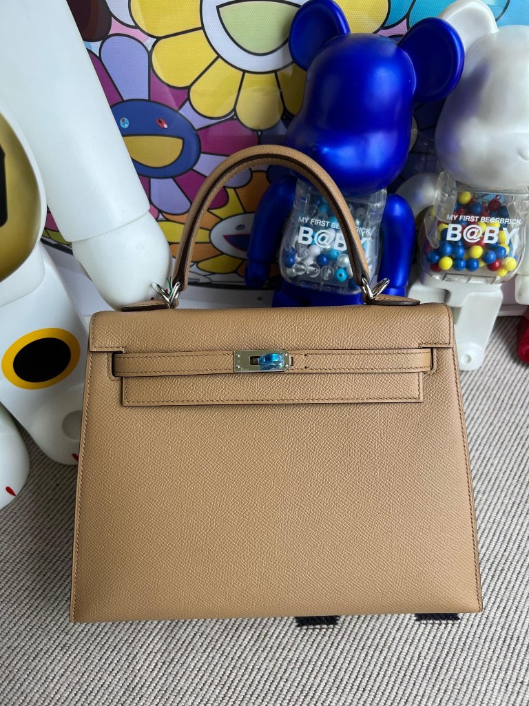 Hermes Kelly 25cm shiny alligator Ck81 Gris T & Ck88 Graphite grey Gold  Hardware Full Handmade in 2023